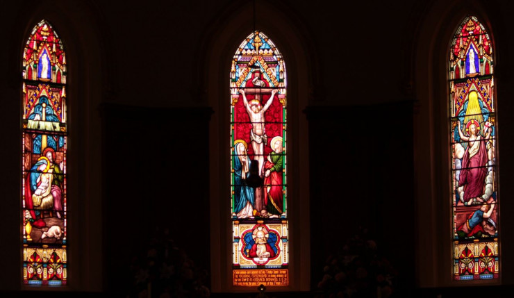 Rev F.C. Russell memorial windows, Holy Trinity, Coleraine