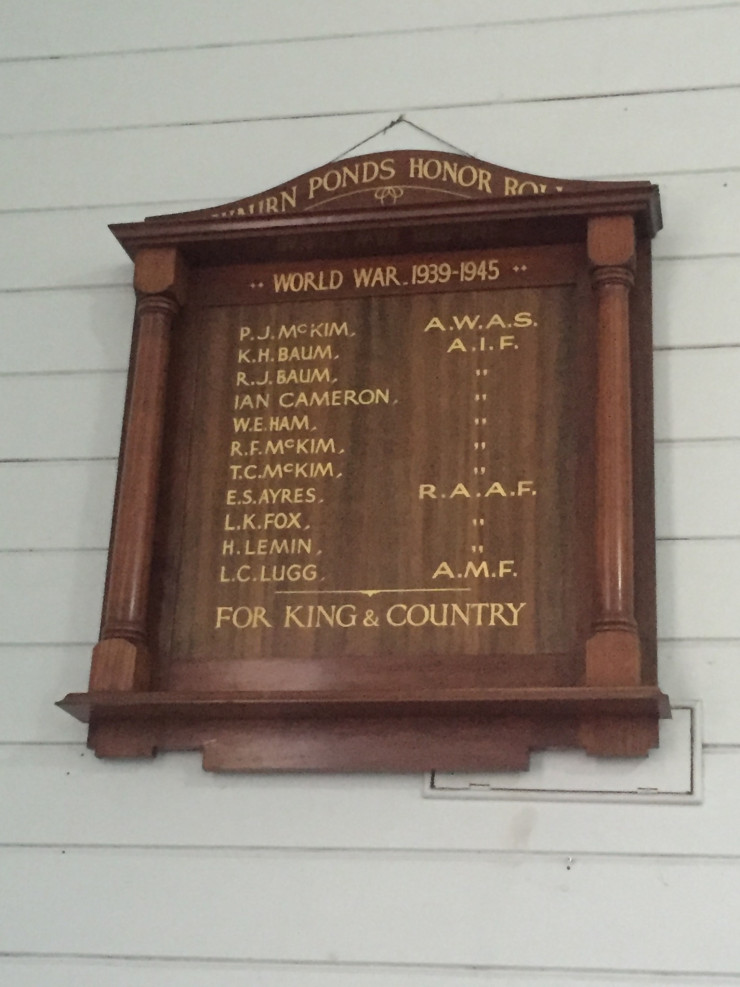 Waurn Ponds Honour Roll