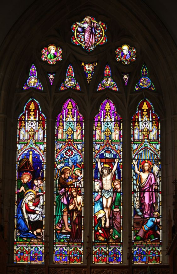 Stained Glass, St John's, Toorak, Victoria