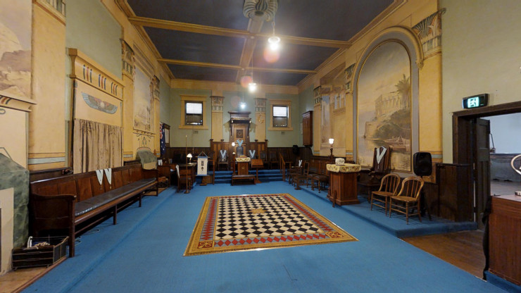 Inside the Zetland Lodge