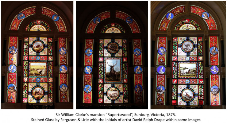 Stained Glass at Rupertswood by Ferguson & Urie
