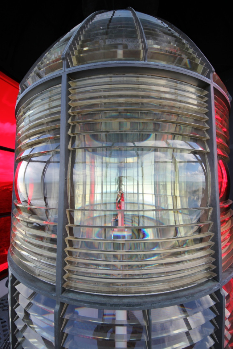 Split Point lighthouse lens