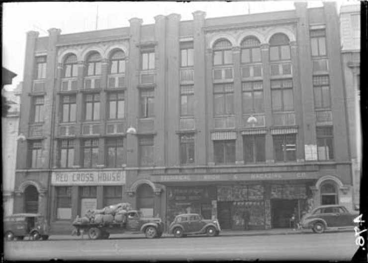 289-299 Swanston Street around 1950