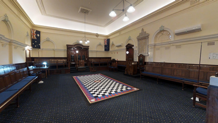 Inside The Masonic Lodge