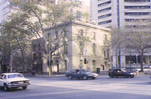 H00422 commercial bank of australia collins street melbourne front elevation