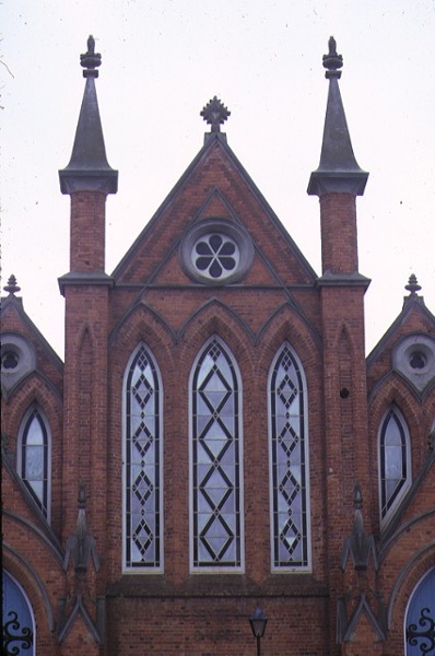 congregational church lyttleton street castlemaine detail front congregational church