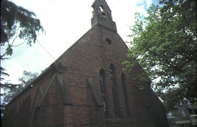 st margaret's church &amp; original vicarage pitt street eltham front-elevation oct1978