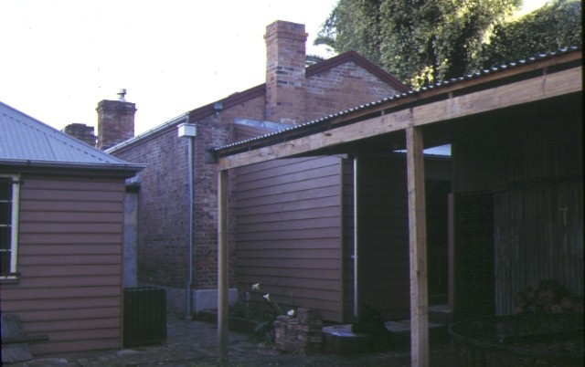 former blacksmiths cottage &amp; shop main street bacchus marsh rear of shop 1997