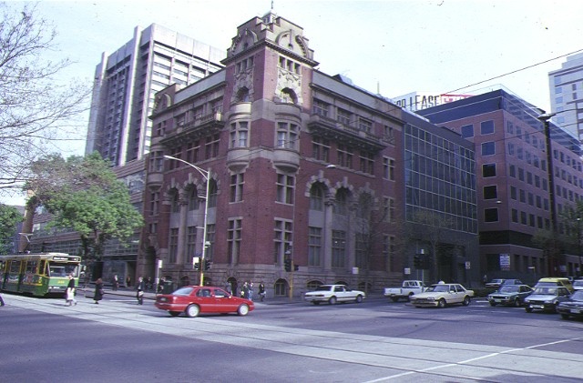 former new zealand loan &amp; mercantile company ltd building collins street melb streetscape