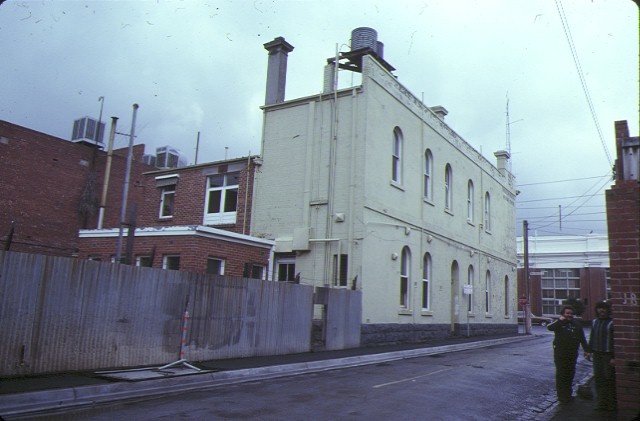 free medical mission dispensary wellington street collingwood rear view aug1979