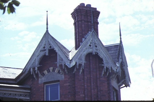 rotha 29 harcourt street hawthorn detail polygonal tower sep1981