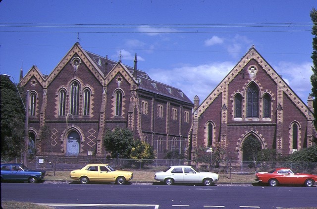 1 former congregational church howe cres south melb front view church &amp; hall