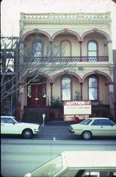 1 terrace 203 victoria parade fitzroy front view jul1984