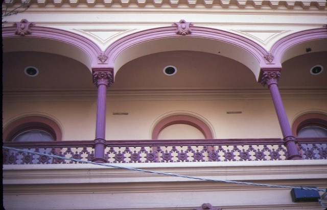 terrace 203 victoria parade fitzroy detail of balcony jul1984