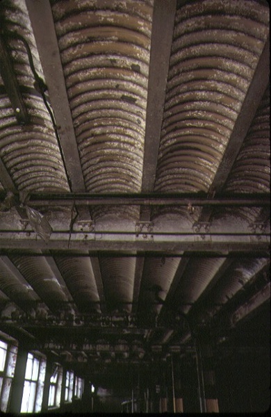 former victoria brewery victoria parade east melbourne interior cellar ceiling sep1985