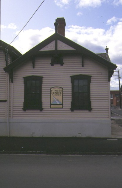 drill hall lyttleton street castlemaine front detail