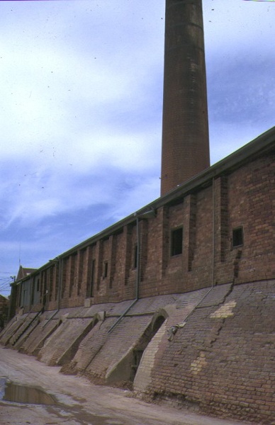 former hoffman brickworks dawson street brunswick side view &amp; chimney