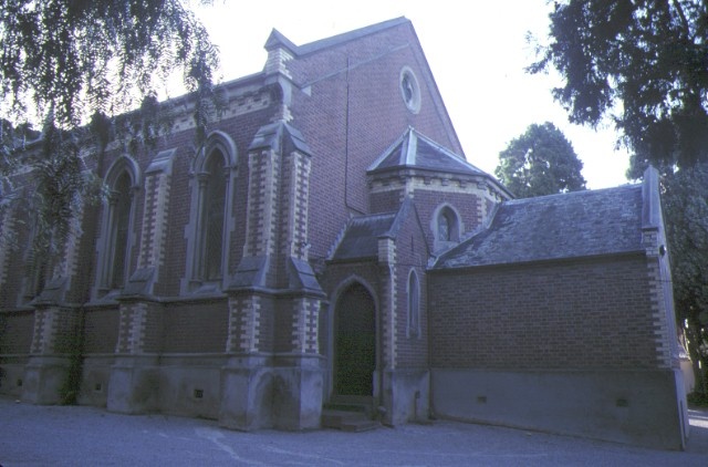 former congregational church brighton rear of church nov1984