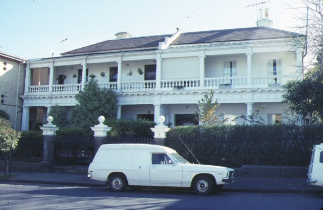 1 residence 6 and 8 burnett street st kilda front view jun1988