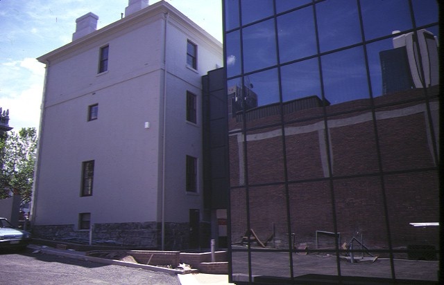 former residence queen street melbourne rear view jan1985