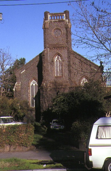 1 former wesleyan methodist church fitzroy street st kilda front view of church