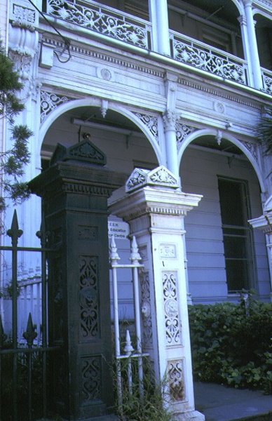 terrace 408 albert street east melbourne front entrance nov1990