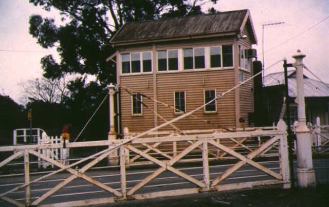 ballarat railway complex signal box &amp; gates