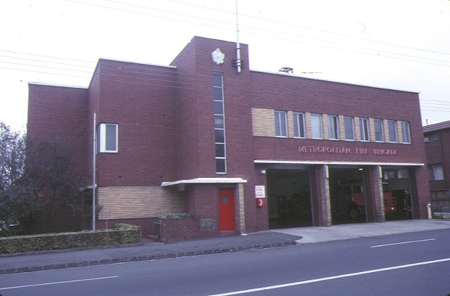 brunswick fire station &amp; flats blyth street brunswick front elevation of fire station
