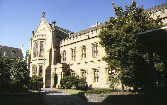 1 law school building &amp; old quadrangle university of melbourne parkville west facade
