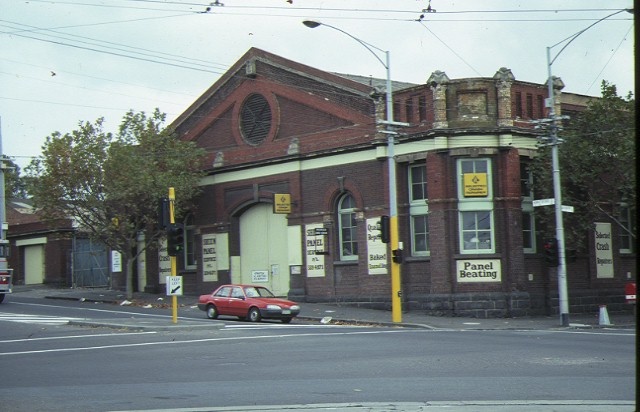 former cable tramway engine house abbotsford street north melbourne front view
