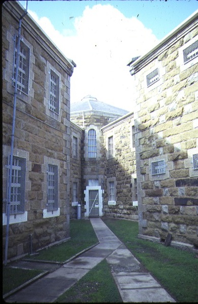 1 former hm prison challis street castlemaine cell block entrance aug1984