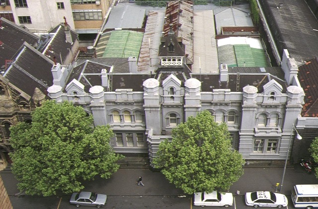 city watch house russell street melbourne aerial view oct1993