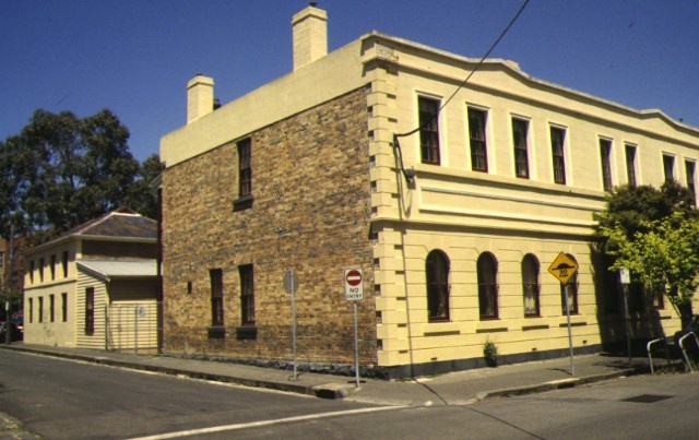 former national school bell street fitzroy front corner view dec1994