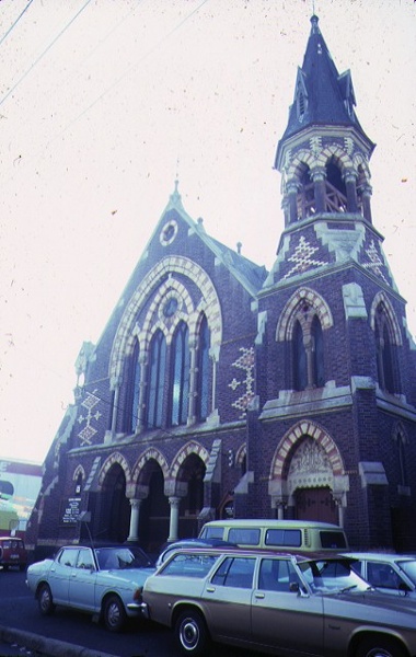 1 former wesleyan church &amp; model school sydney road brunswick front view