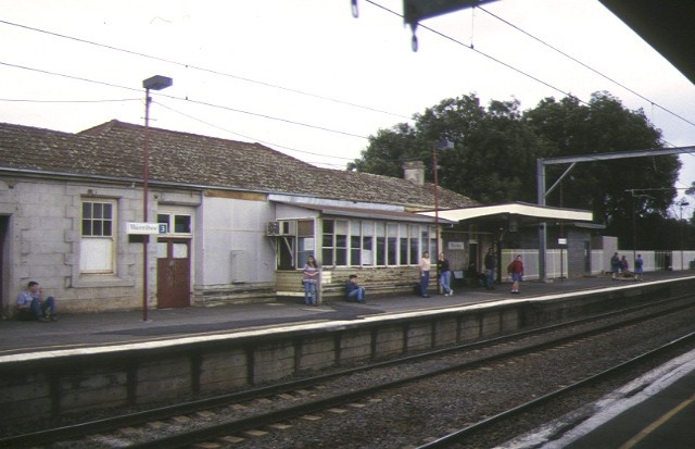 1 werribee railway station comben street werribee rear elevation oct1996