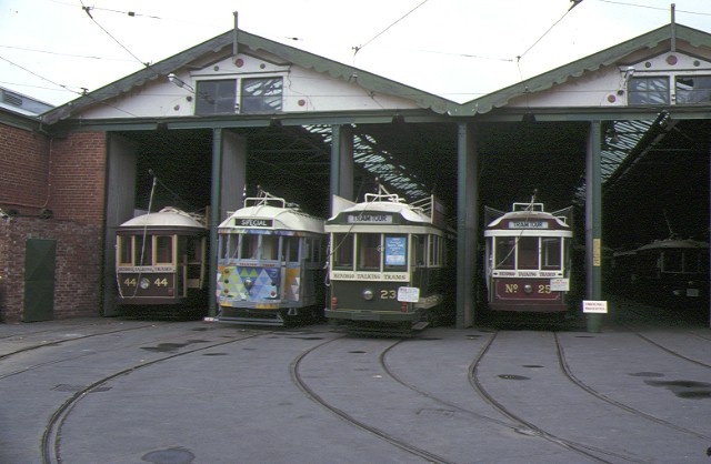 1 bendigo tram sheds front view of tram sheds