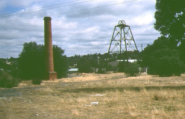 1 north deborah mine bendigo site view feb1990