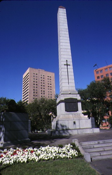 1 south african soldiers memorial albert street south melbourne front view (prior to the removal of the memorial)