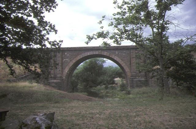1 rail bridge over riddells creek side view dec1984