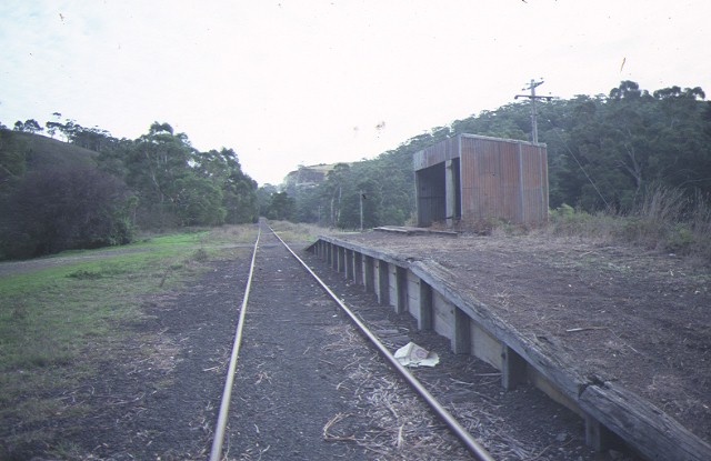 rail bridge curdies river timboon curdies siding jun1984