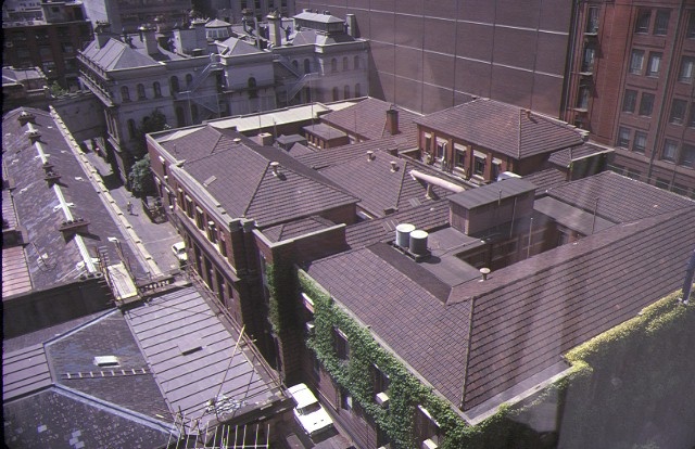 1 former high court building little bourke street melbourne aerial view feb1985