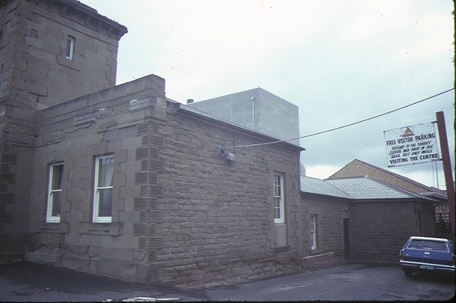 former telegraph station ryrie street geelong side elevation jul1984