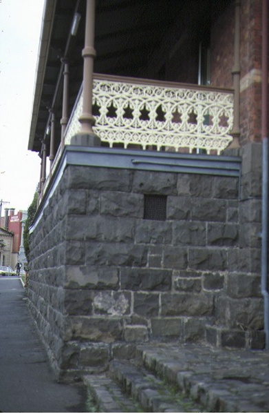 former police station ballarat detail of verandah