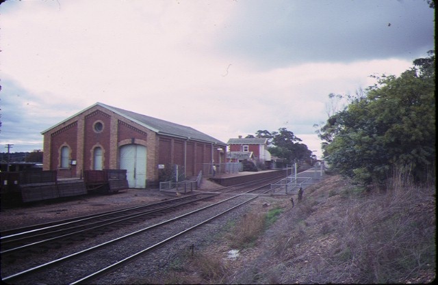 kangaroo flat railway station complex goods shed jul1984