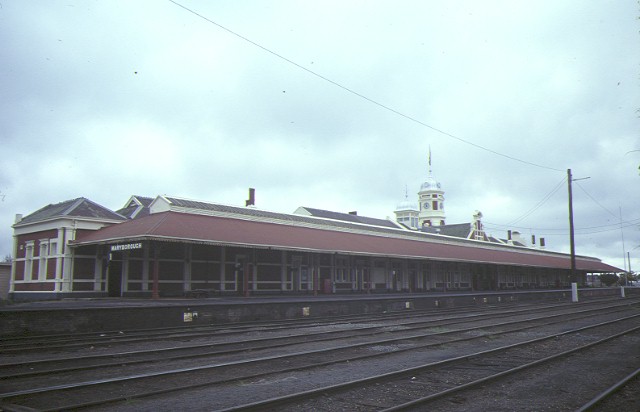 maryborough railway station rear view aug1984