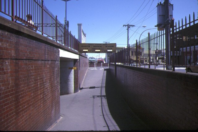 caulfield railway station normanby road caufield underpass nov1984