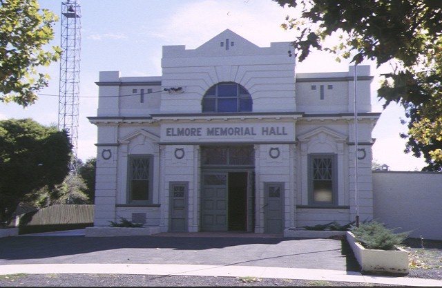 1 the athenaeum &amp; memorial hall michie street elmore memorial front view apr1998