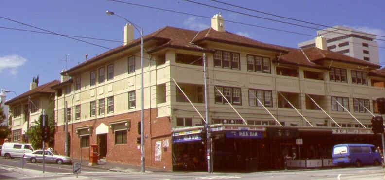 h01808 1 summerland mansions fitzroy st st kilda front elevation ac2 nov1999