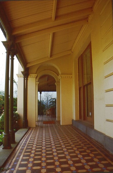 braemar geoerge street east melbourne verandah from east jan 2000