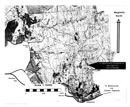 garfield waterwheel quartz gold mining site plan